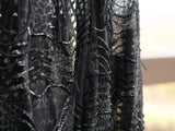 Black Metallic Dangle Pants