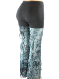 Blue Dangle Shredder Pants