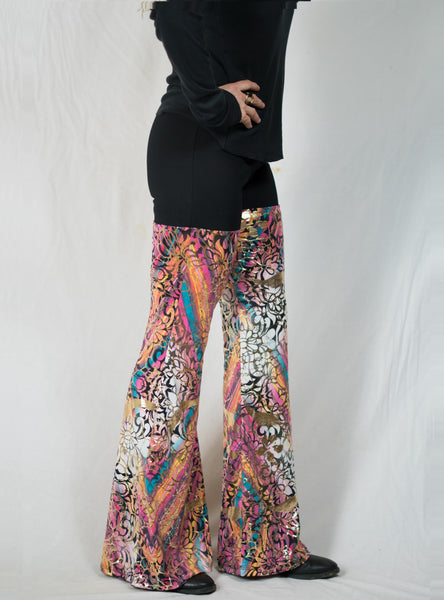 Pink and Gold Rachel Shimmer Pants