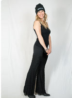 Ruffle Noir Pants