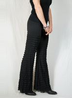 Ruffle Noir Pants