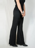 Ruffle Noir Pants