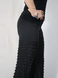 Ruffle Noir Pants