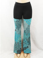 Turquoise Peacock Sparkle Pants