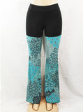 Turquoise Peacock Sparkle Pants