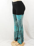 Turquoise Peacock Sparkle Pants
