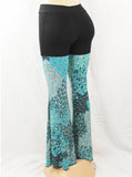 Turquoise Peacock Sparkle Pants