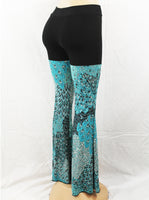 Turquoise Peacock Sparkle Pants