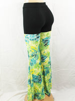 Yellow Green Monet Pants