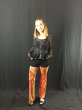 Orange Sunset Tie Dye Pants