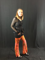 Orange Sunset Tie Dye Pants