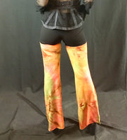 Orange Sunset Tie Dye Pants