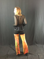 Orange Sunset Tie Dye Pants