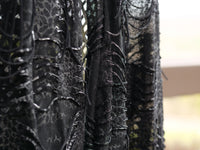 Black Metallic Dangle Pants