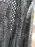 Black Metallic Dangle Pants