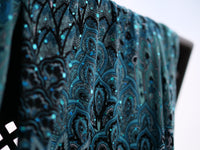 Turquoise Peacock Sparkle Pants