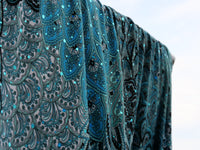 Turquoise Peacock Sparkle Pants