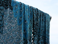 Turquoise Peacock Sparkle Pants